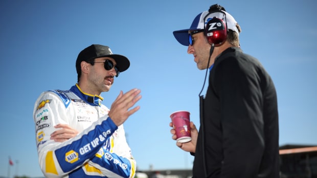 Chase Elliott and crew chief Alan Gustafson have been talking a lot during the offseason when it comes to strategy for the 2024 season. (Photo by James Gilbert/Getty Images)